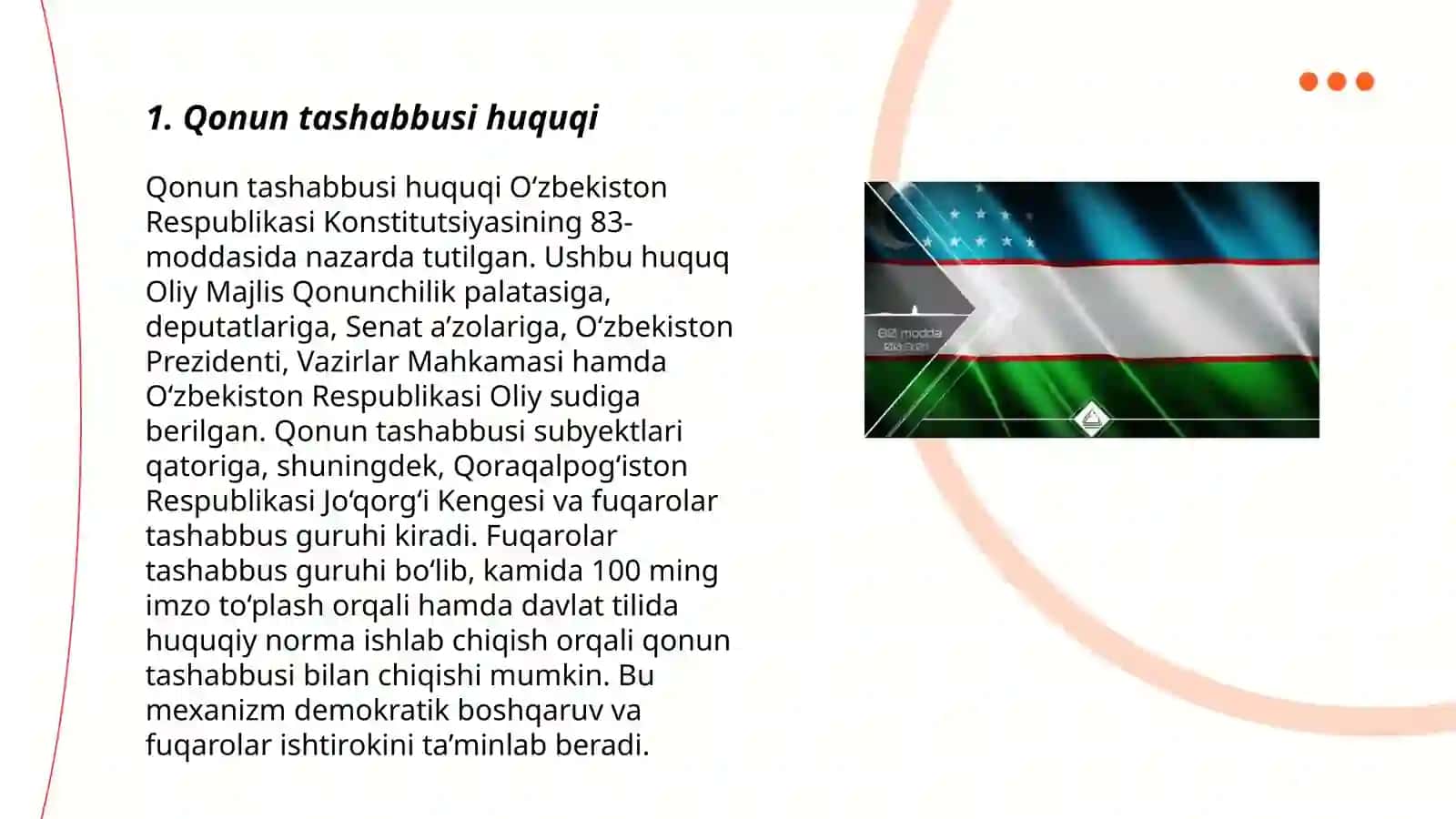Qonunchilik protsessi 3