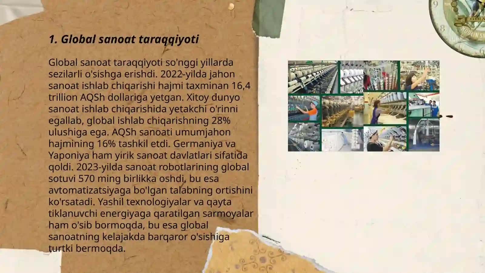 Global sanoat taraqqiyoti 3