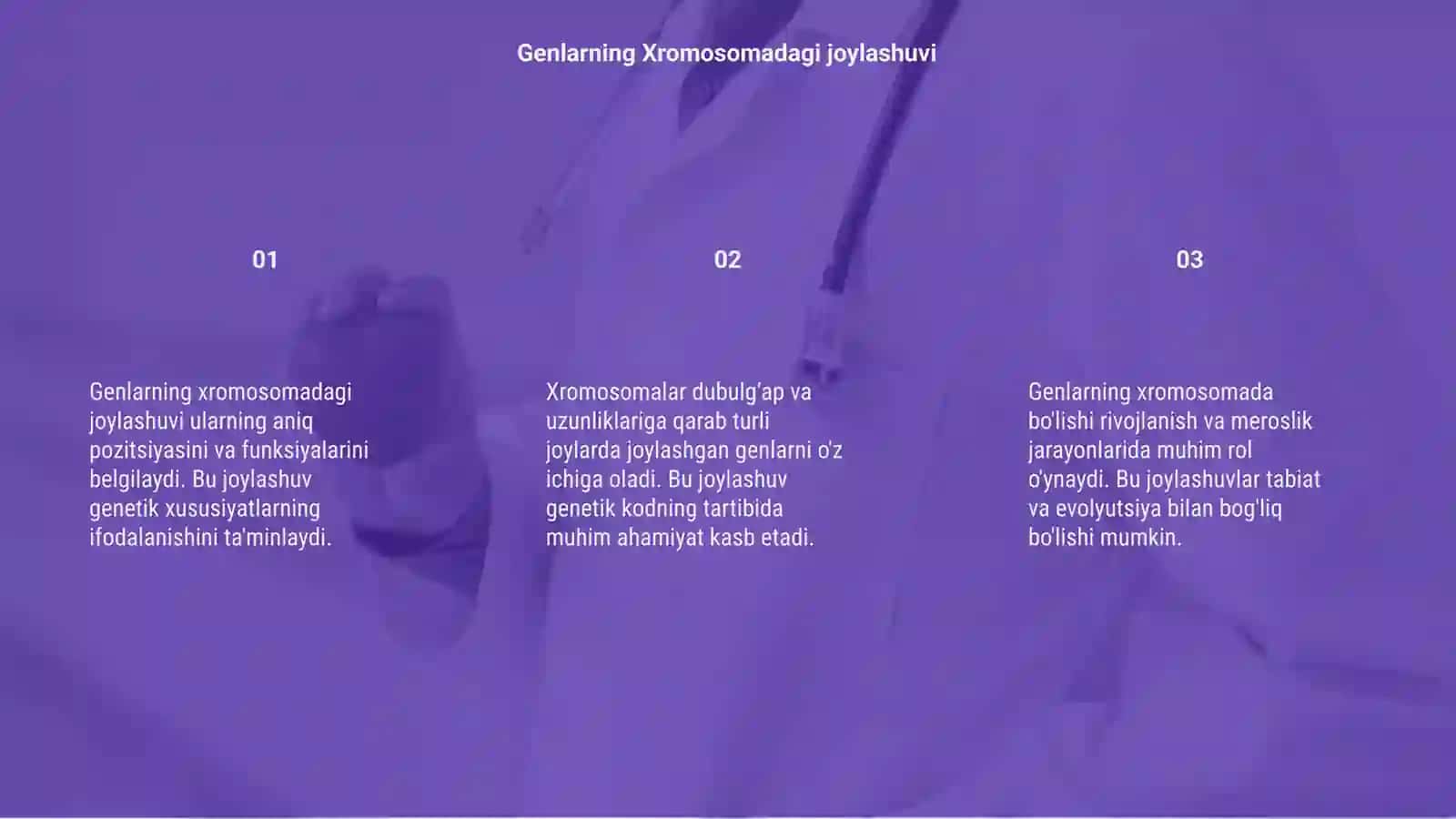 Genlarning xromosomada joylashishi 3