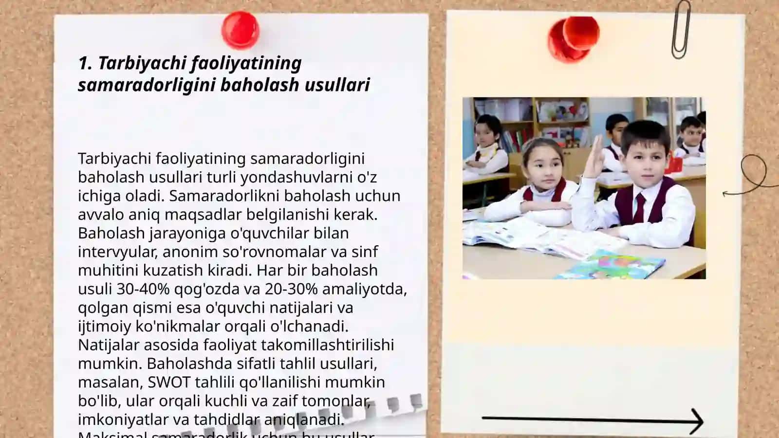 Tarbiyachi faoliyatini kuzatish va tahlil qilish 3