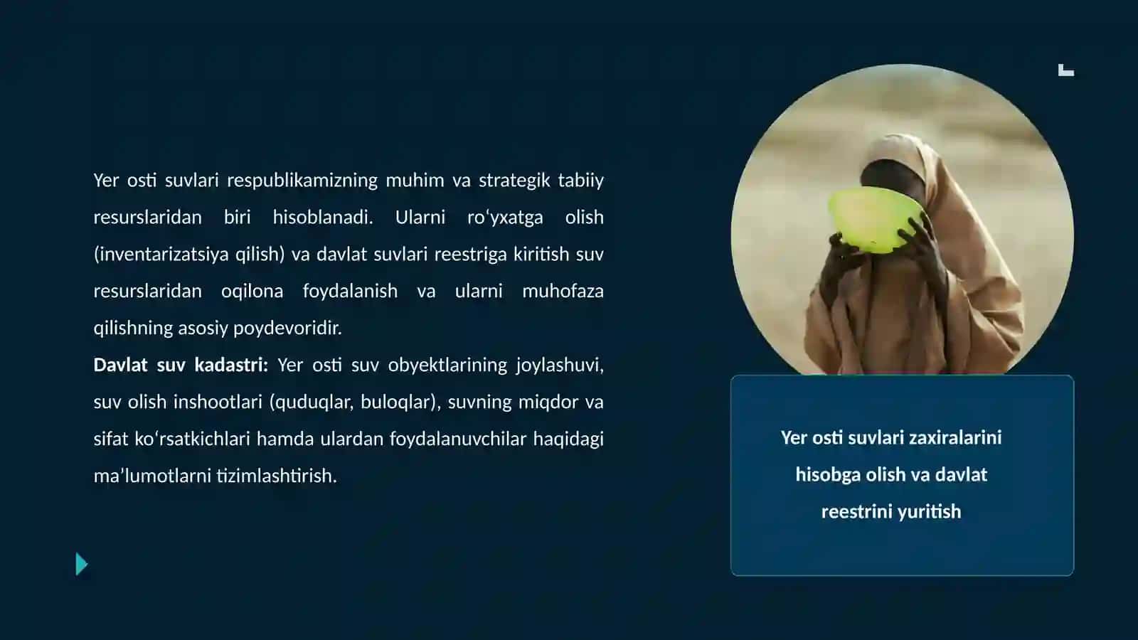Yer osti suvlarini ro‘yxatga olish va monitoring qilish usullari 3