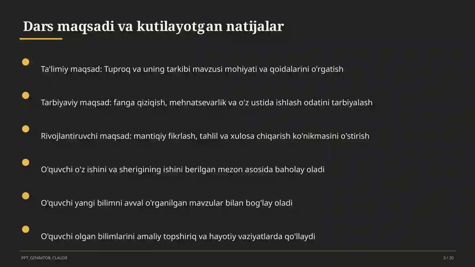 Tuproq va uning tarkibi (2-sinf) 3