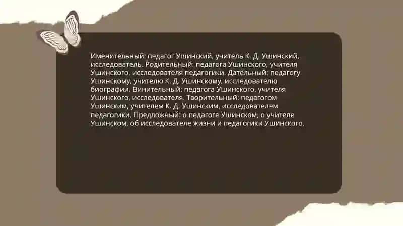 Склонение имен существительных 3