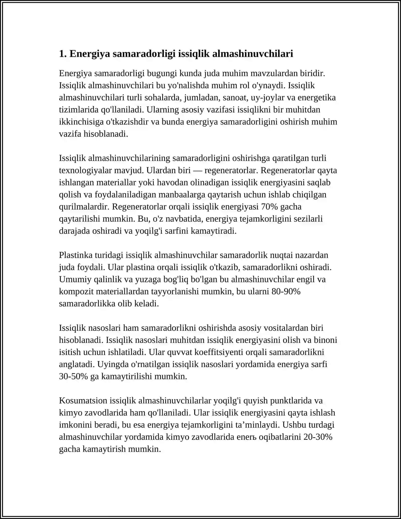 ISSIQLIK ALMASHINUVI APPARATLARI 3