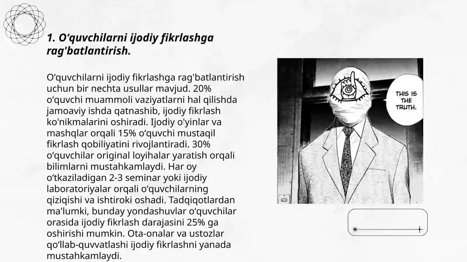 Oʻquvchilarni ijodiy fikrlashga rag'batlantirish 3