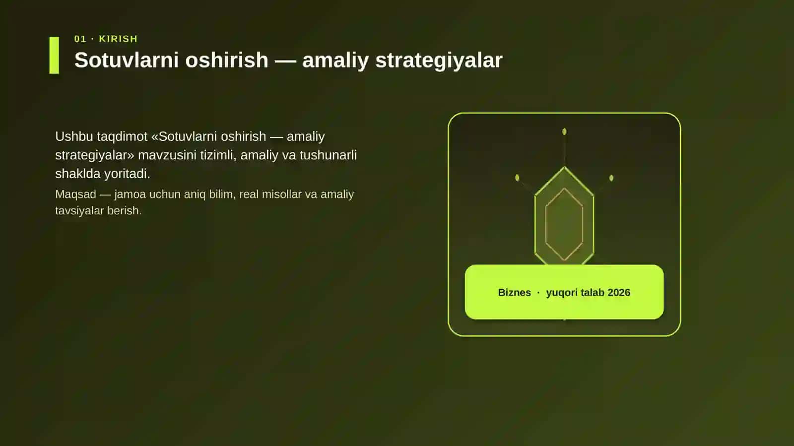Sotuvlarni oshirish — amaliy strategiyalar 3