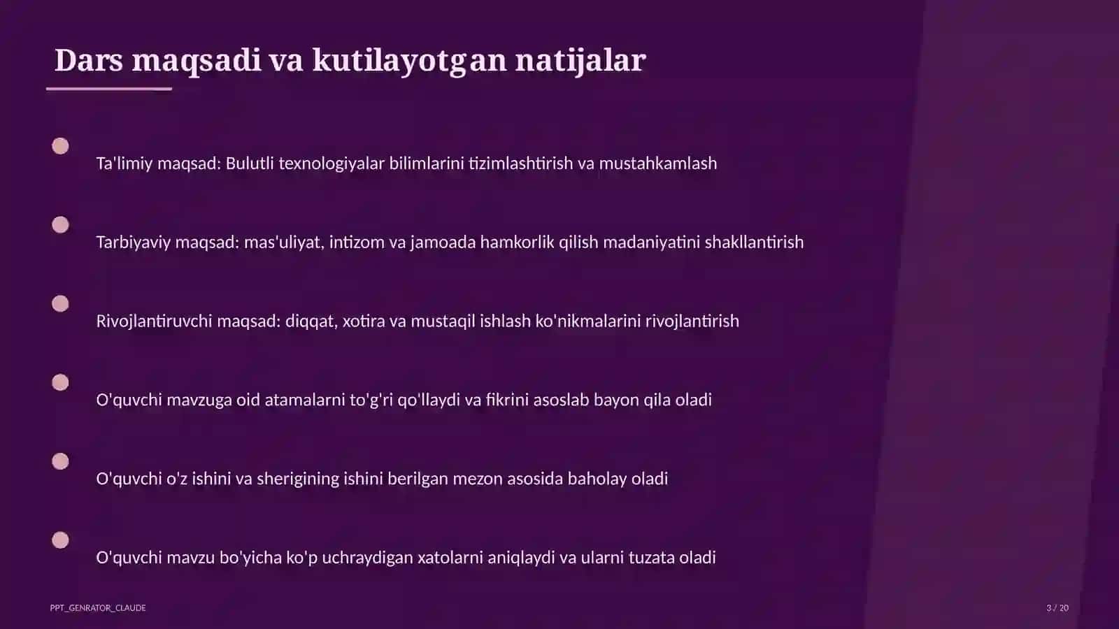 Bulutli texnologiyalar (11-sinf) 3