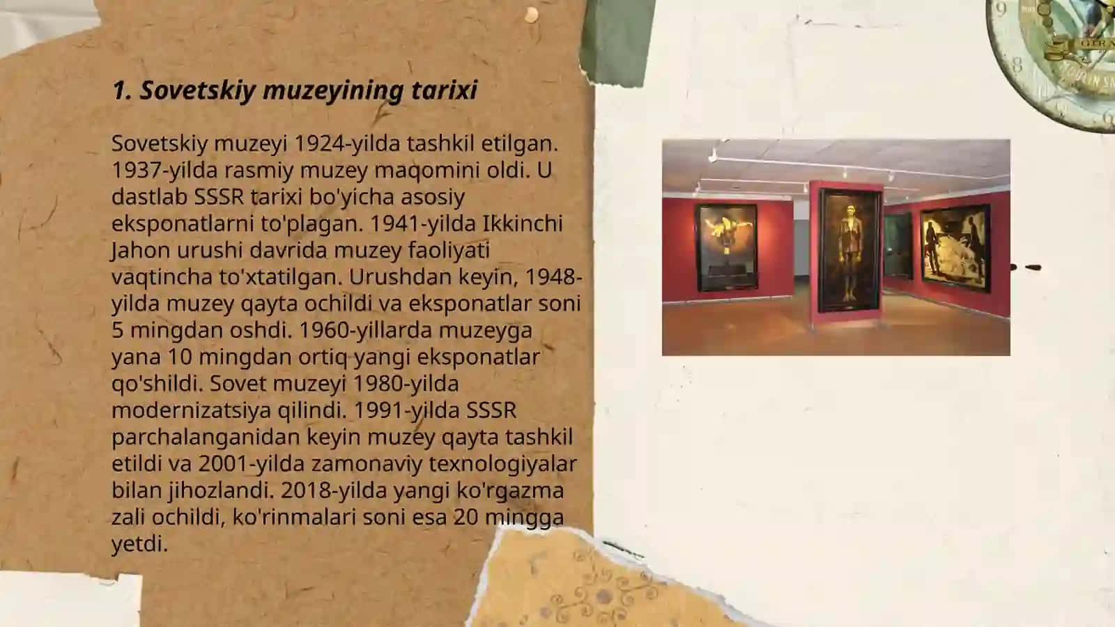 Sovetskiy muzeyining tarixi 3