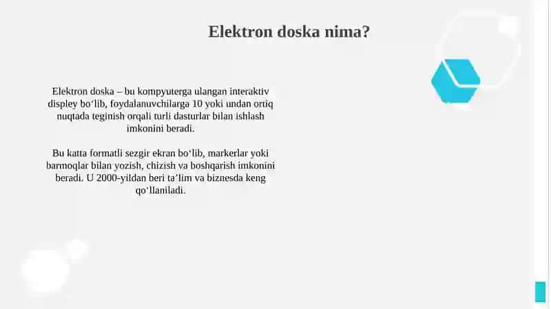 Elektron doska 3