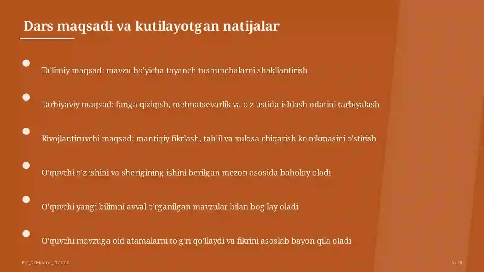 Sog'lom turmush tarzi hayot garovi (7-sinf) 3
