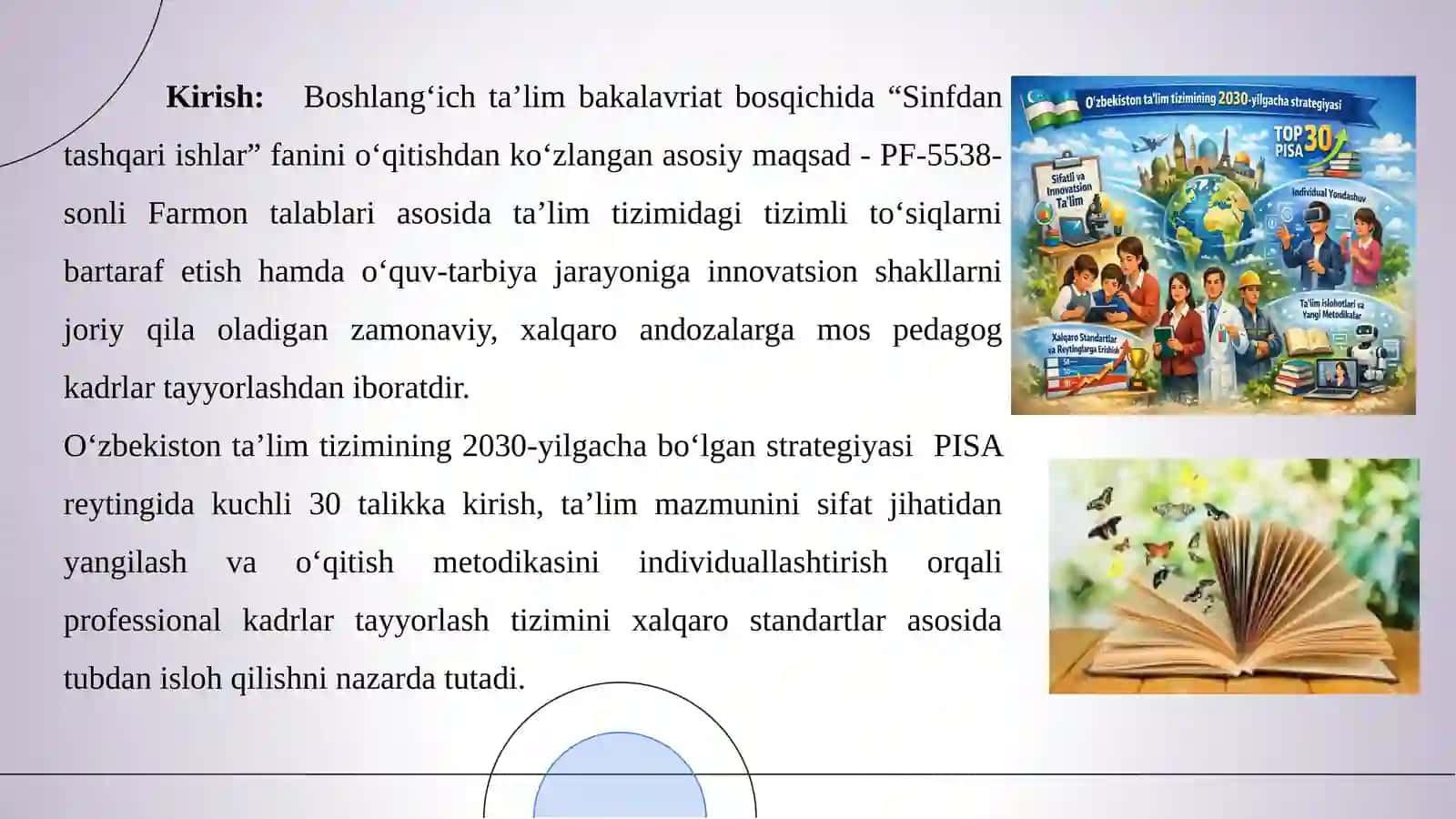 SINFDAN TASHQARI ISHLARNING MOHIYATI, MAQSADI VA VAZIFALARI 3