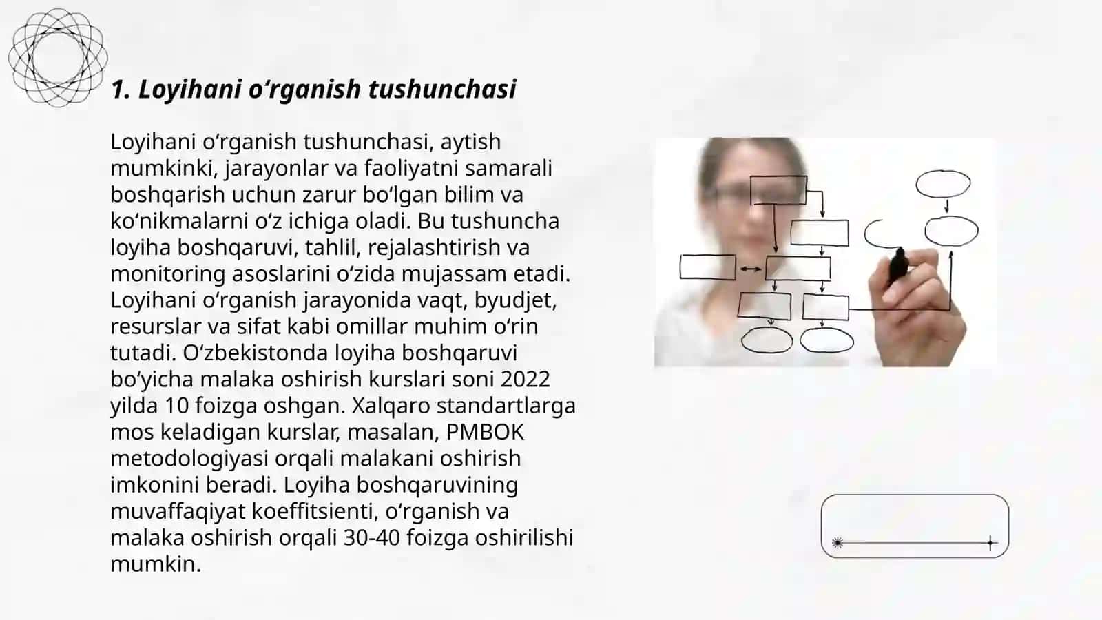 Loyihani oʻrganishni oʻrnatishni oʻrganish bosqichida dastlabki maʼlumotlar va ishlarning mazmuni Ergashev Nurbek 3