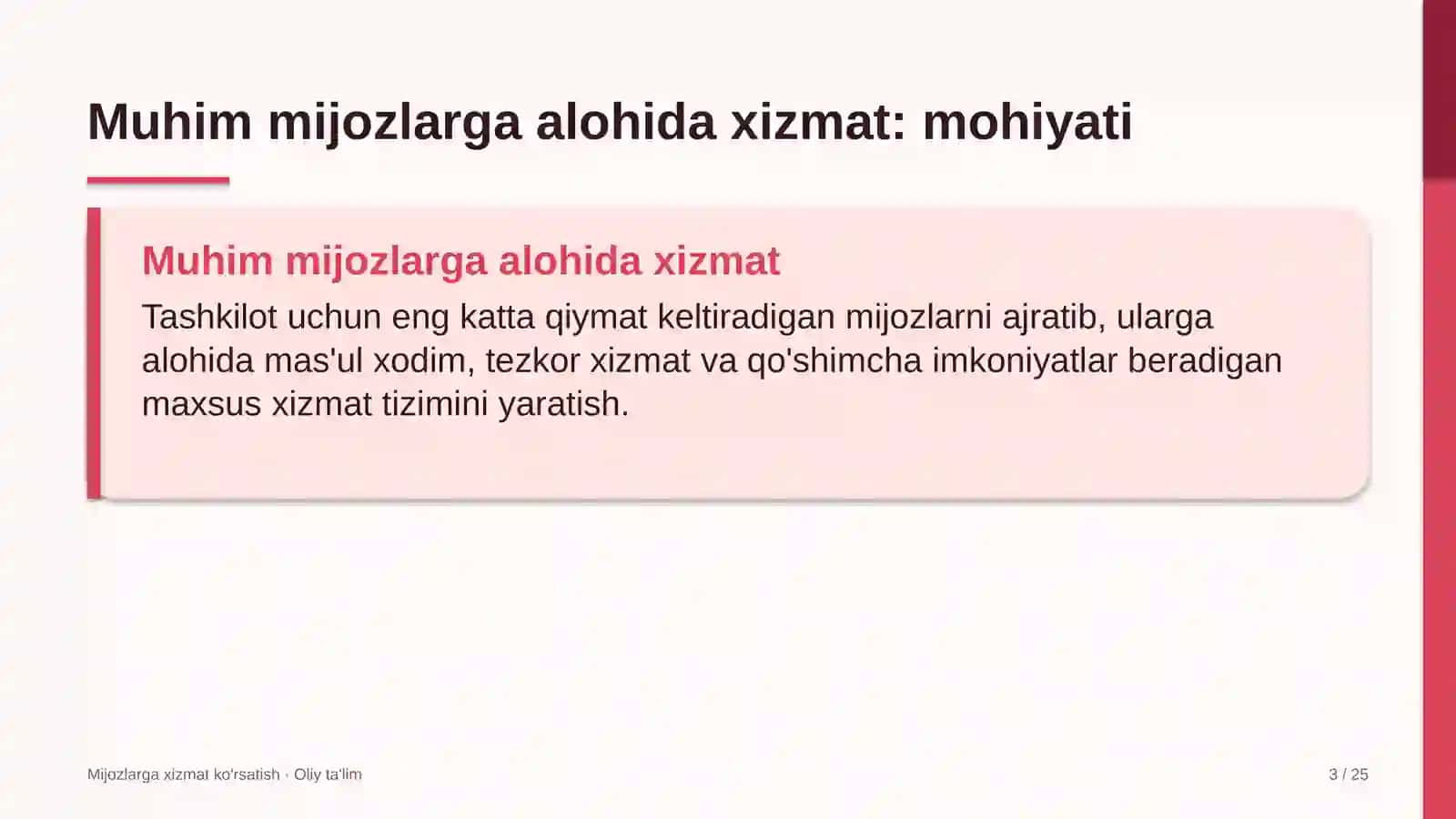 gastronomik turizmda muhim mijozlarga alohida xizmat ko'rsatish 4983 3