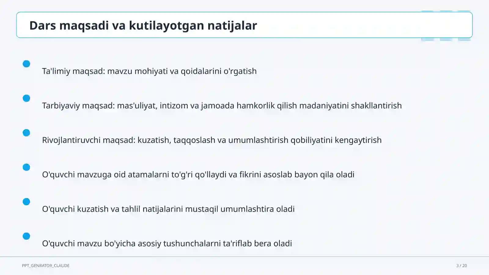 Olamning tuzilishi va kengayishi (11-sinf) 3