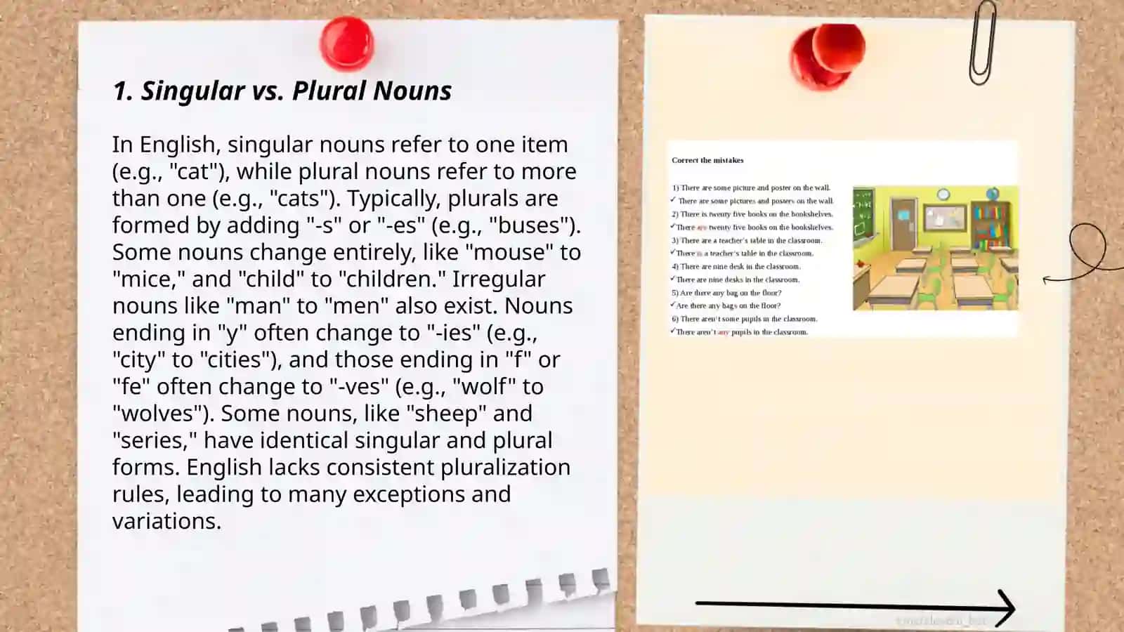 Singular vs. Plural Nouns 3
