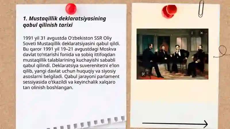 Mustaqillik deklaratsiyasi va uning tarixiy ahamiyati 3