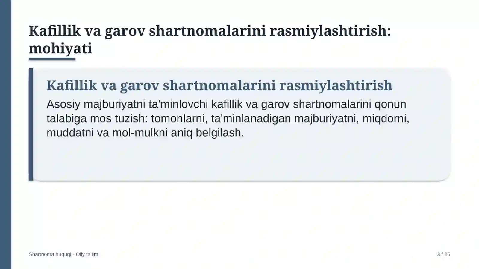 o'simliklarni himoya qilish xizmatida kafillik va garov shartnomalarini rasmiylashtirish 5364 3