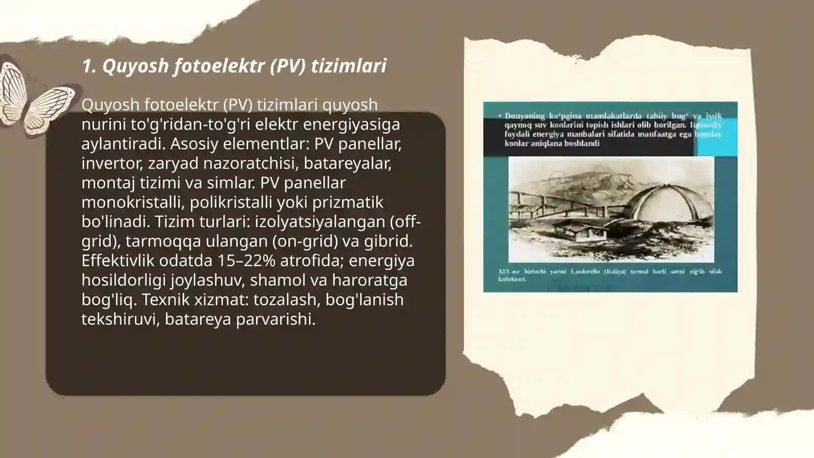 Quyosh fotoelektr (PV) tizimlari 3