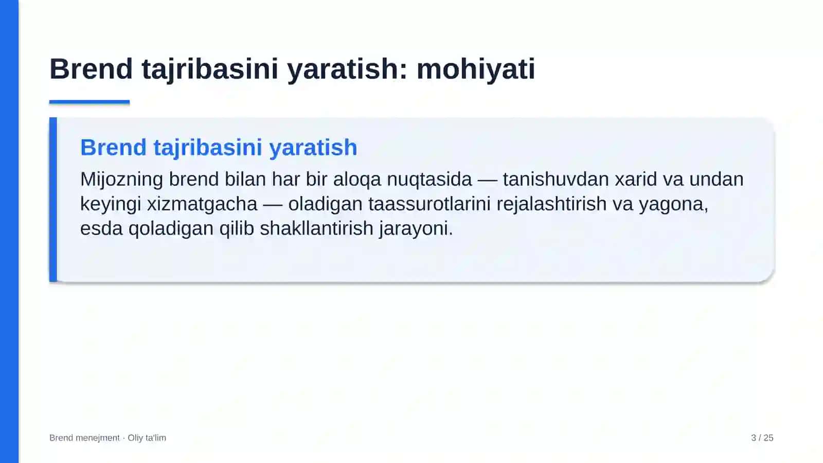 oliy ta'lim muassasalarida brend tajribasini yaratish 5191 3
