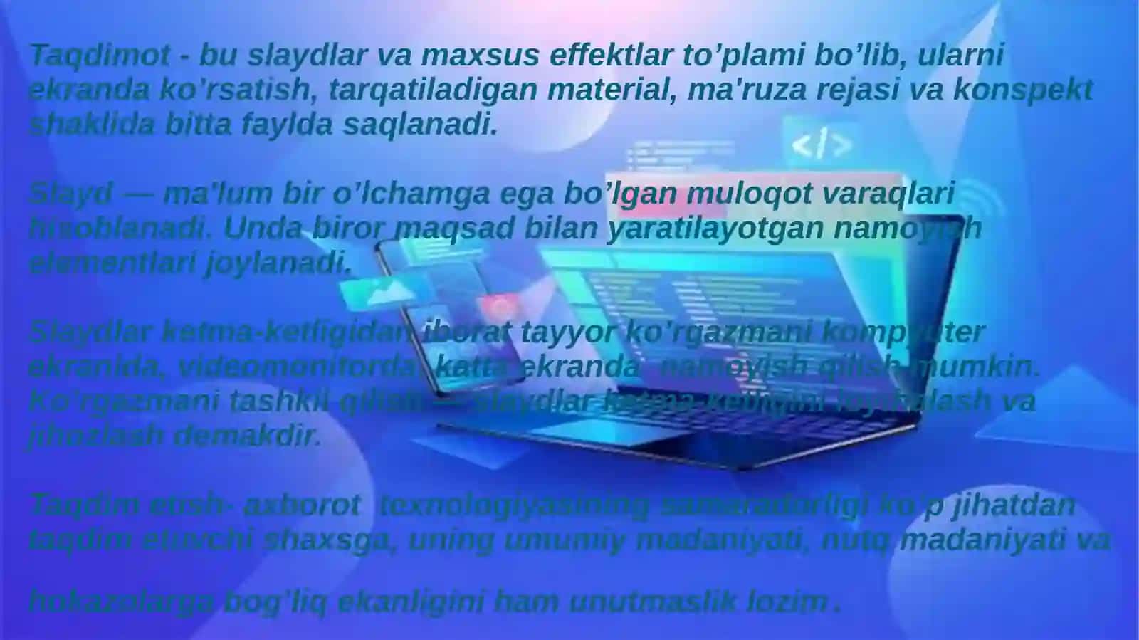 Tarmoqli texnologiyalari va Internet xizmatlari 3
