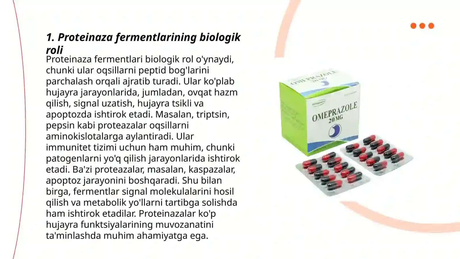 Proteinaza fermentining sulfogidril birikmalar yordamida aktivlanishi 3