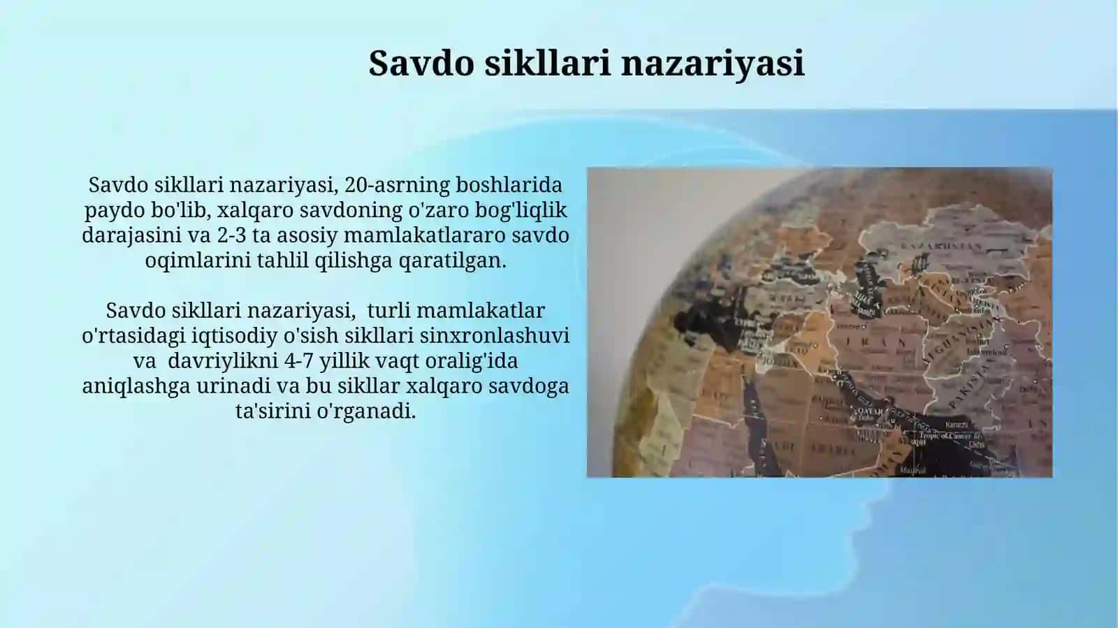 Savdo sikllari nazariyasi 3