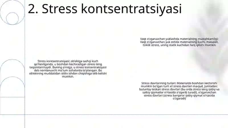Vaqt Bo'Yicha Davr O'Zgaruvchan Kuchlanishlarda Materiallar Mustahkamligi 3