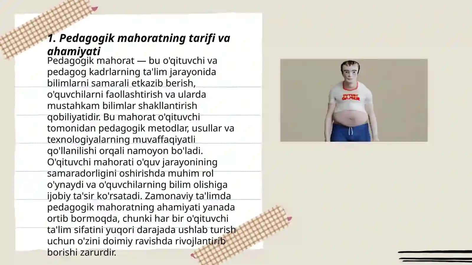 Pedagogik mahoratning tarifi va ahamiyati 3