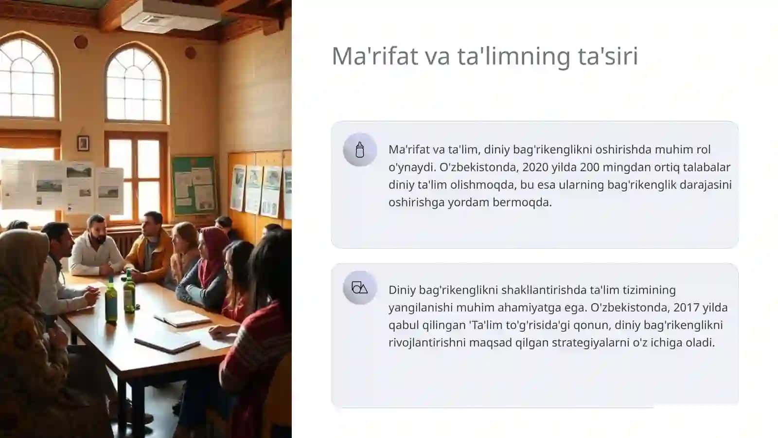 Ma'rifat va ta'lim - diniy bag'rikenglik madaniyatini shakllantirishning muhim omili 3