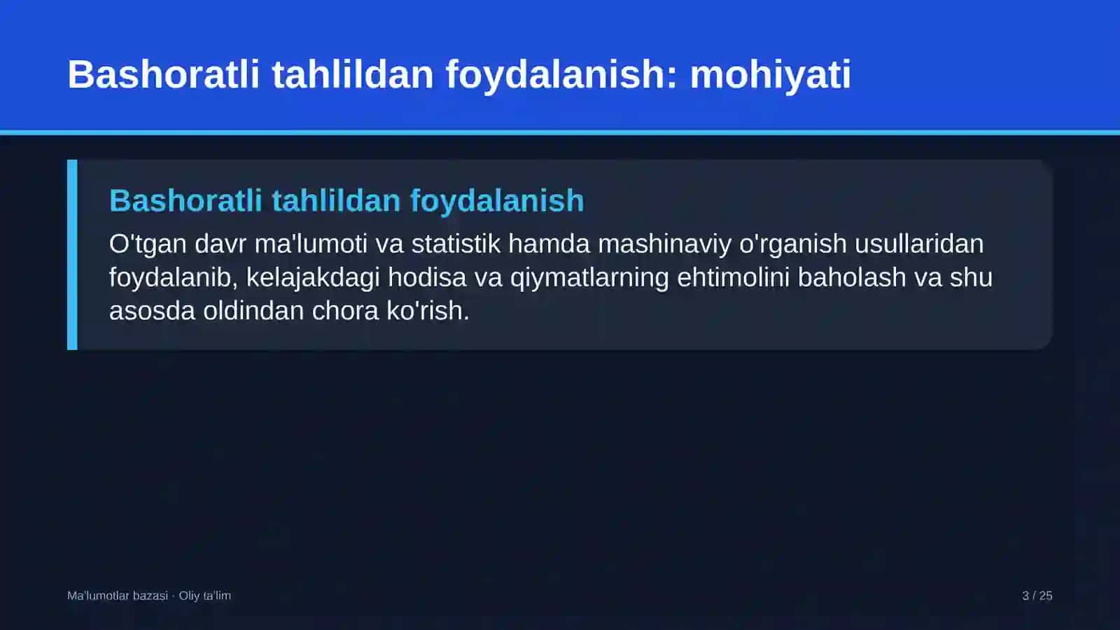 avtomobillarga gaz to'ldirish shoxobchalarida bashoratli tahlildan foydalanish 6250 3