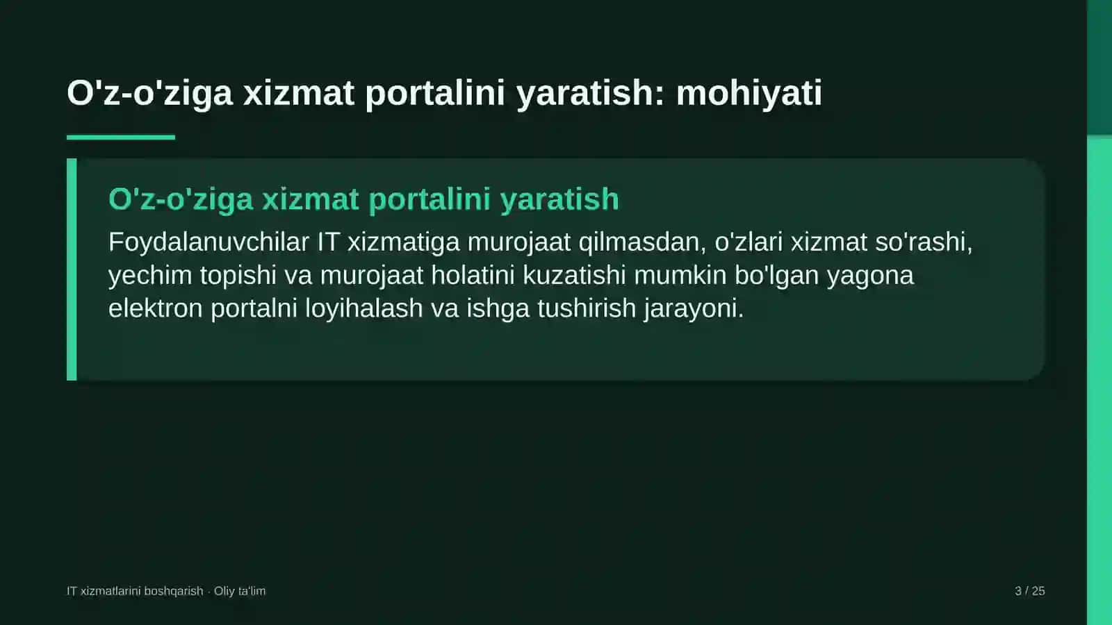 raqamli iqtisodiyotda foydalanuvchilar uchun o'z o'ziga xizmat portalini yaratish 6877 3