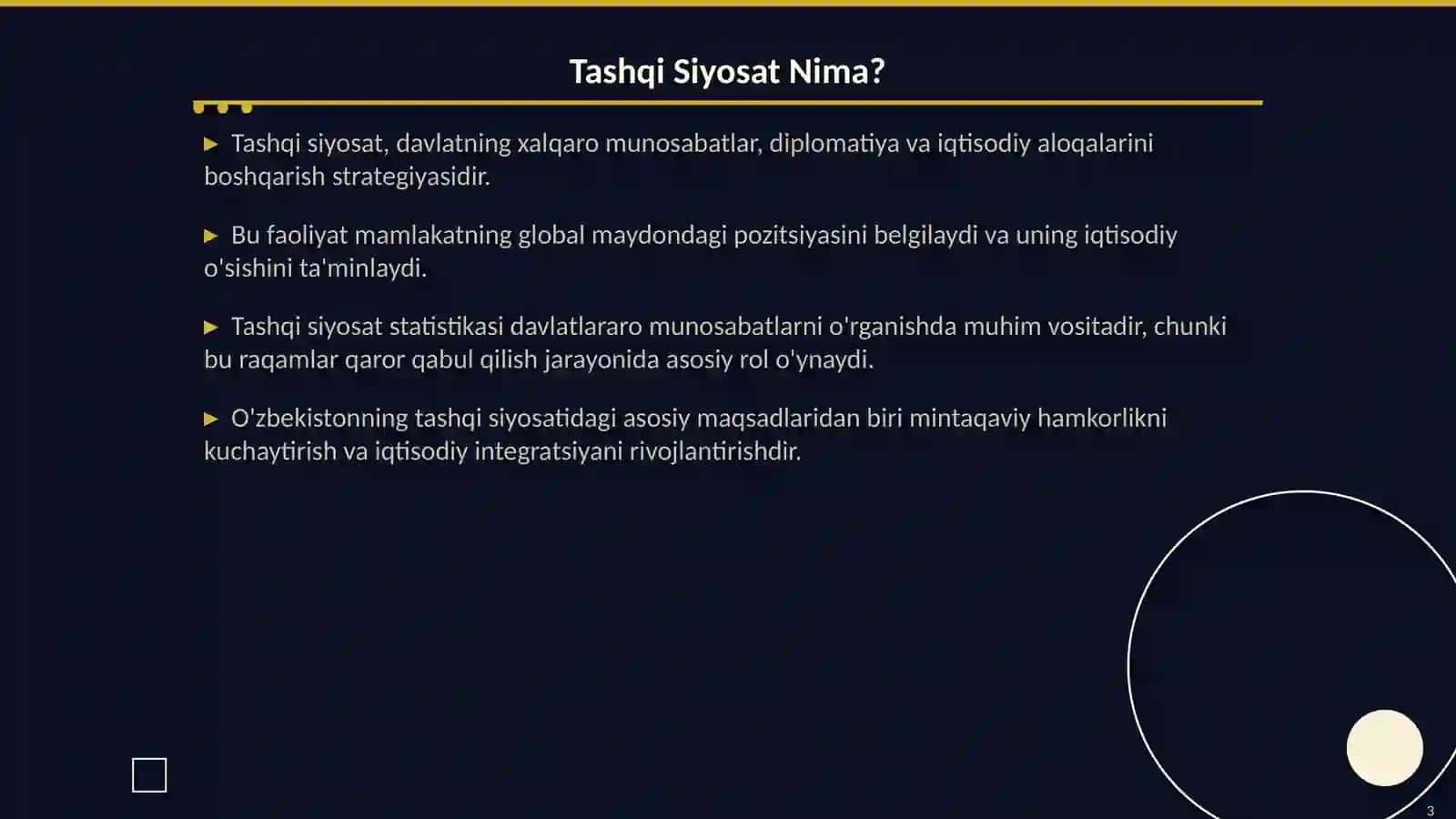 Tashqi Siyosiy Faoliyat Statistikasi 3