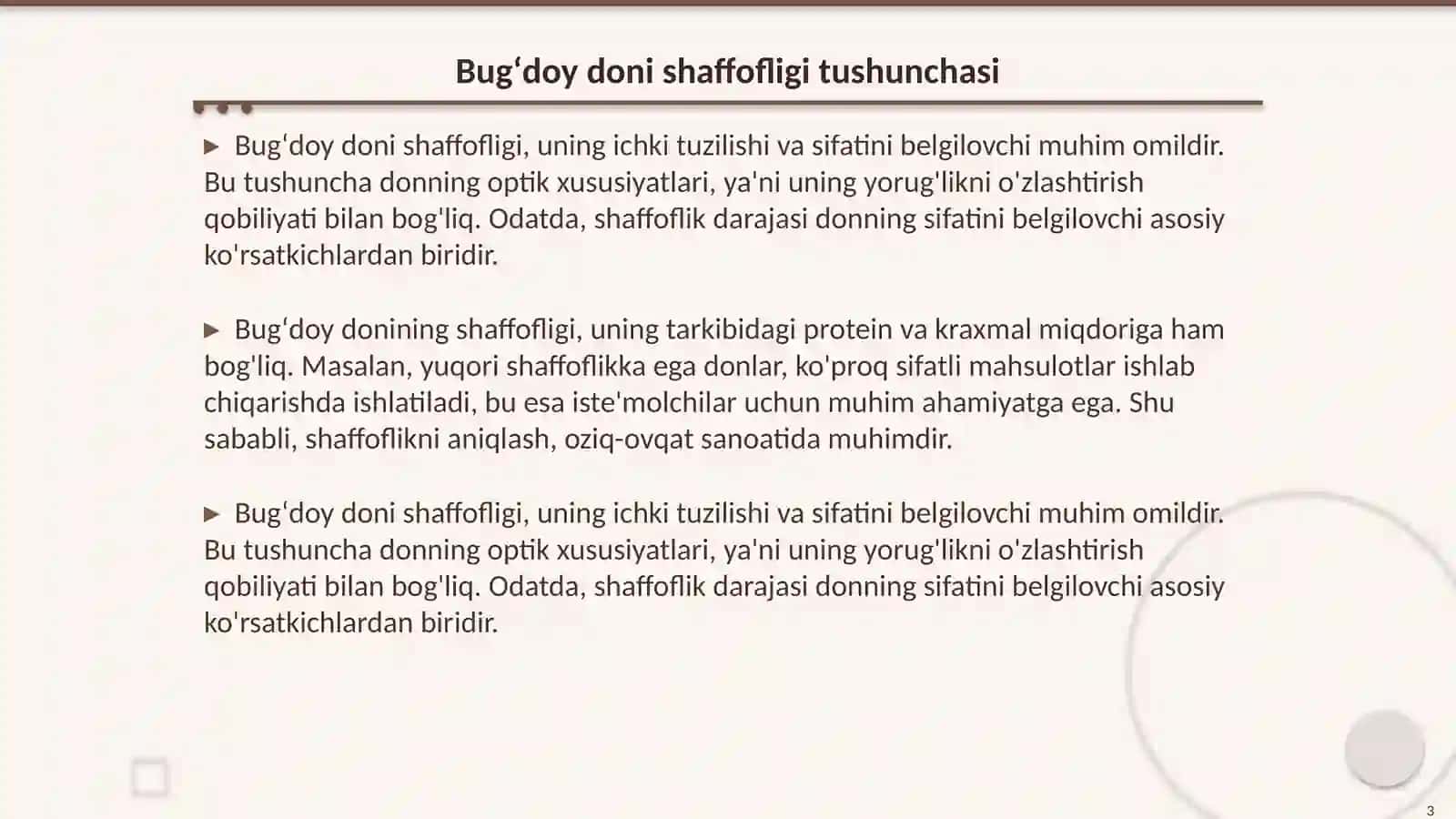 Bugʻdoy donini shaffofligini aniqlash 3