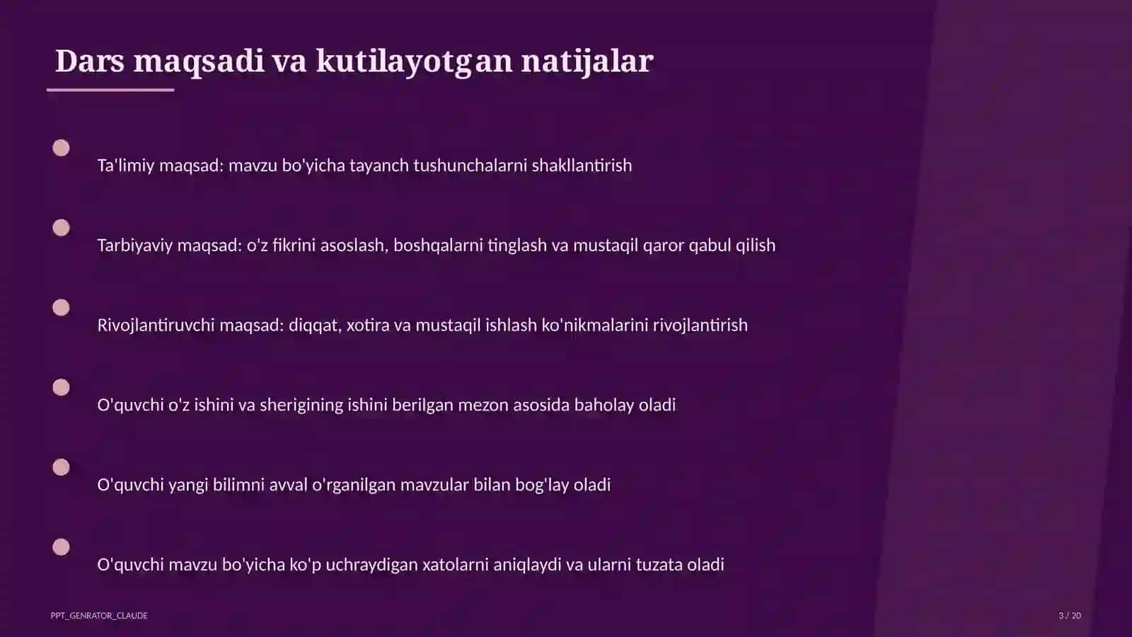 Fazoda vektorlar va koordinatalar (11-sinf) 3