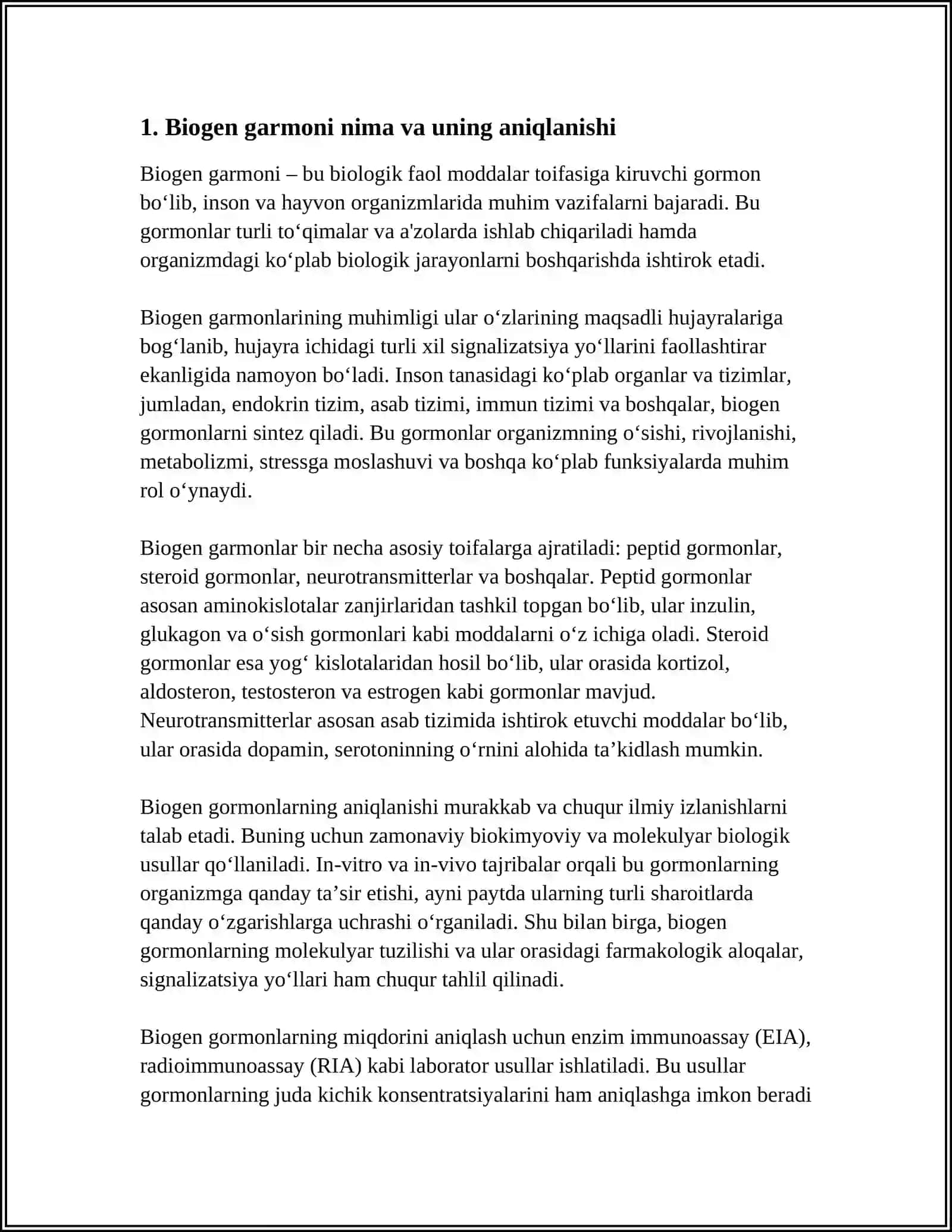 BIOGEN GARMONI HAQIDA UMUMIY MA'LUMOT 3
