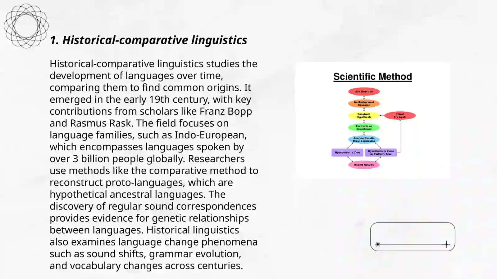Methods of comparative study of languages 3