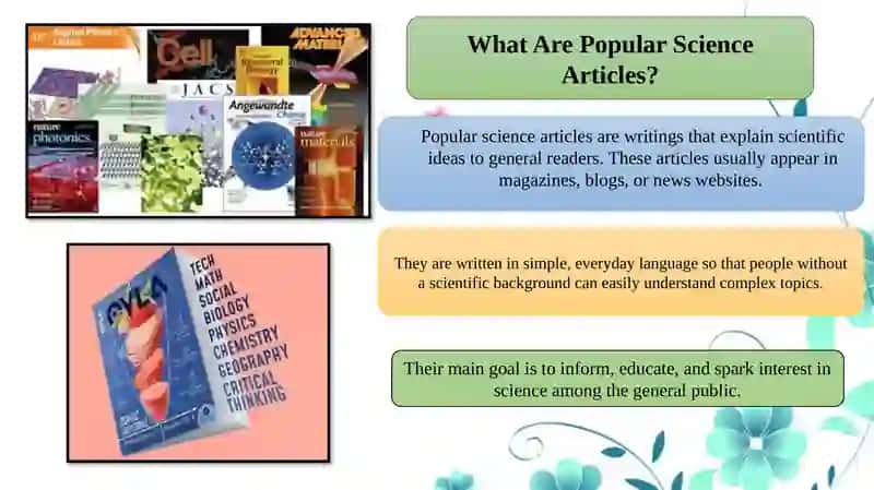 Popular science articles 3