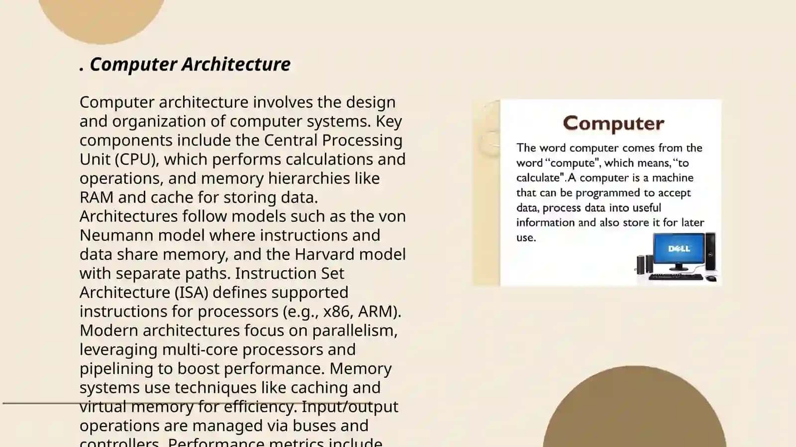 Computer Architecture 3