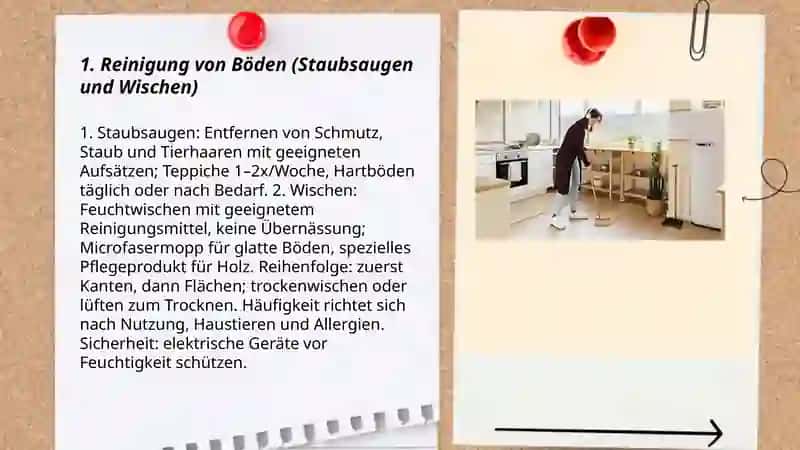 Arbeiten im Haushalt 3