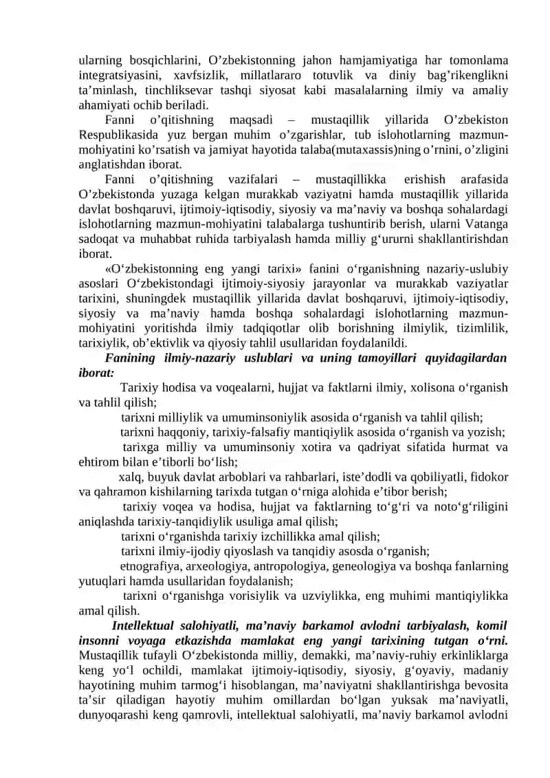 O‘zbekistonning eng yangi tarixi 3