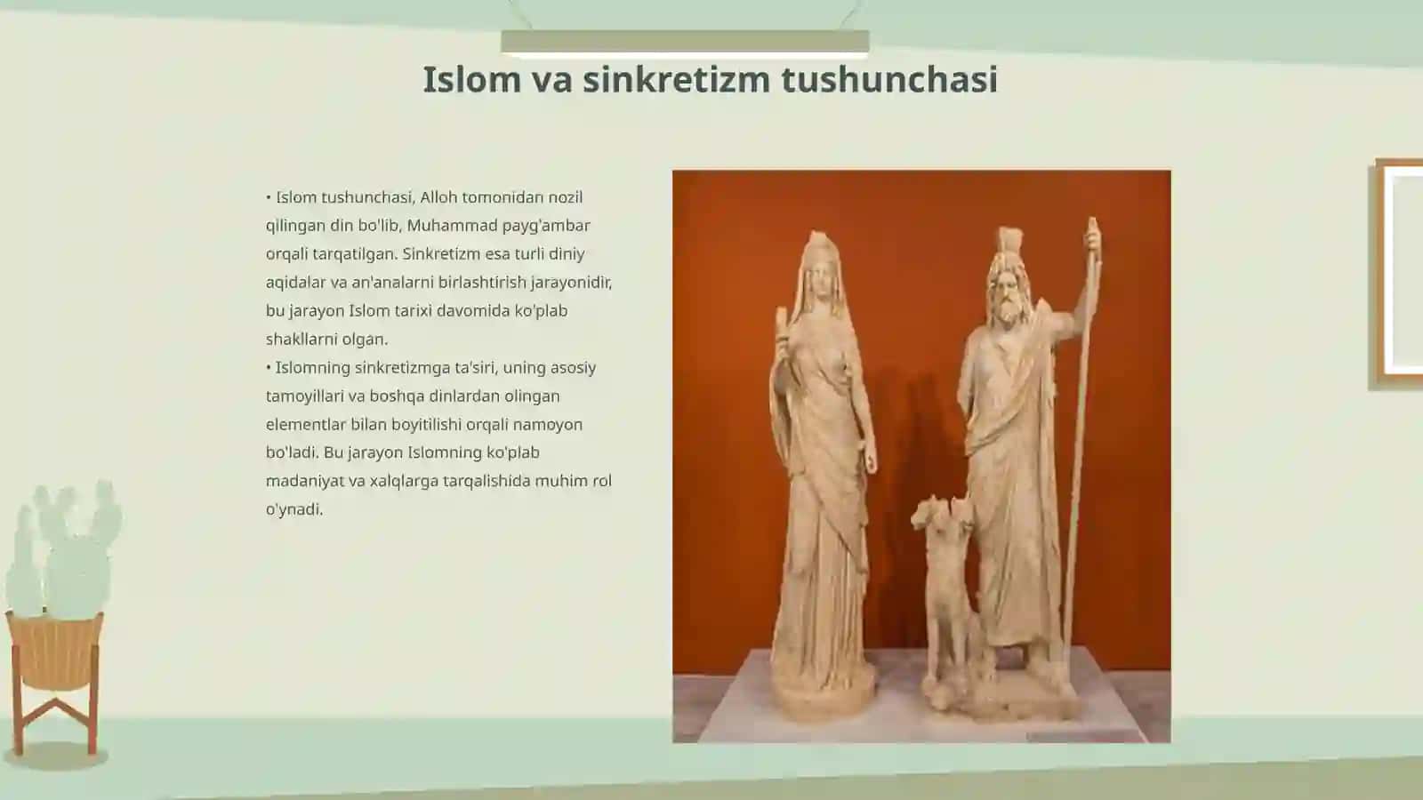 Islom va boshqa diniy aqidalar sinkretlashuvi natijasida shakllangan diniy ta'limotar tarixi 3