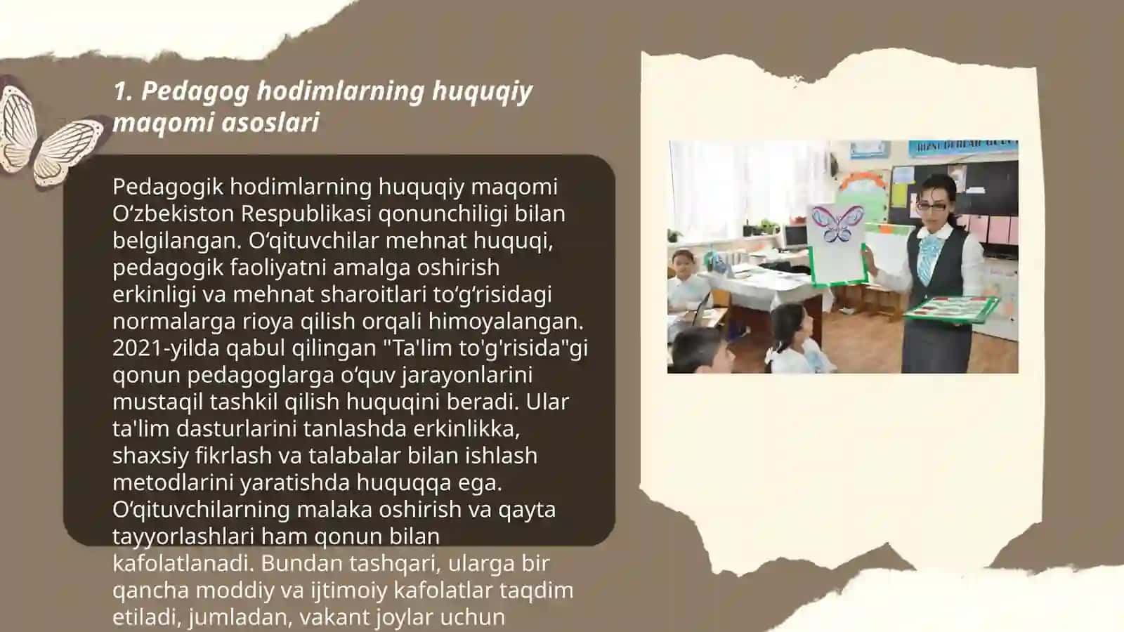 Talim tashkilotlari pedagog hodimlarning huquqiy maqomi 3