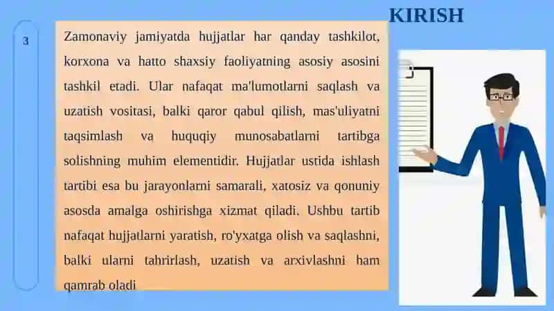 Hujjatlar ustida ishlashtartibi 3