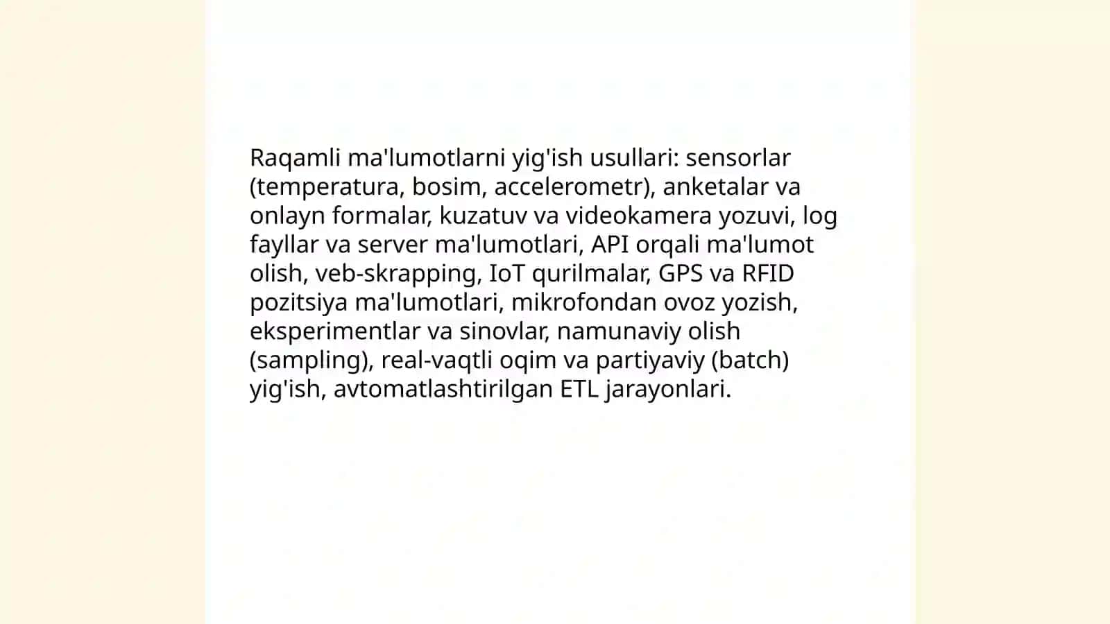 Raqamli ma'lumotlar bilan ishlash 3