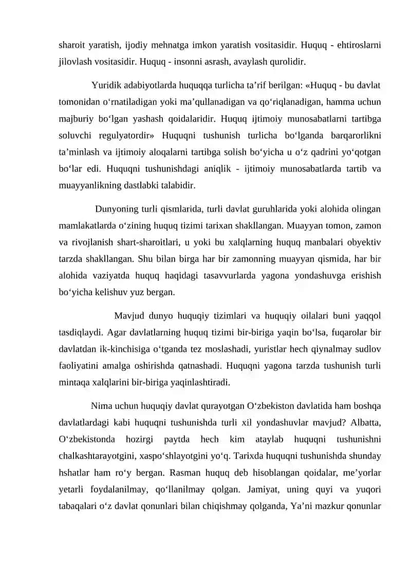 Huquqning mohiyati haqidagi nazariyalar 3