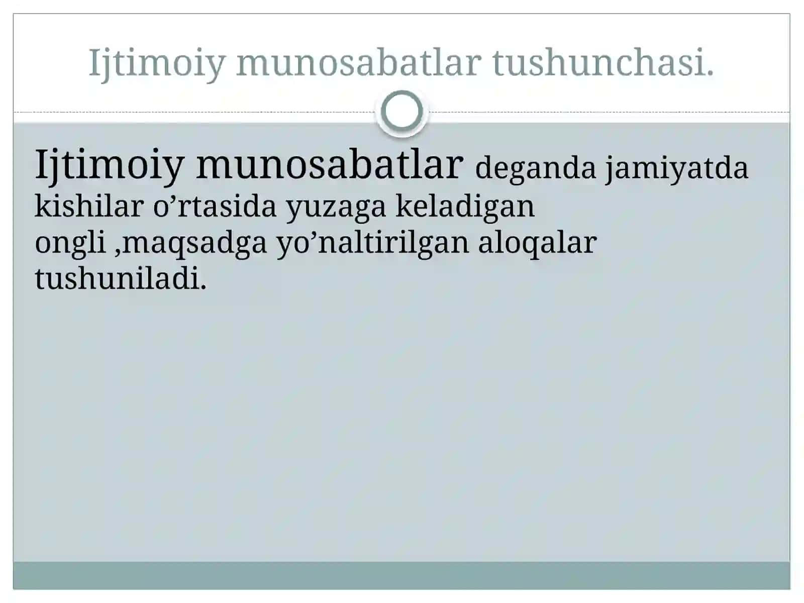 Ijtimoiy munosabatlarni normativ tartibga solishning obyektiv zaruriyati 3