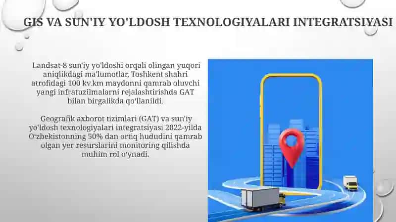 Geografik axborot tizimlaridan turli sohalarda qoʻllanilishi 3