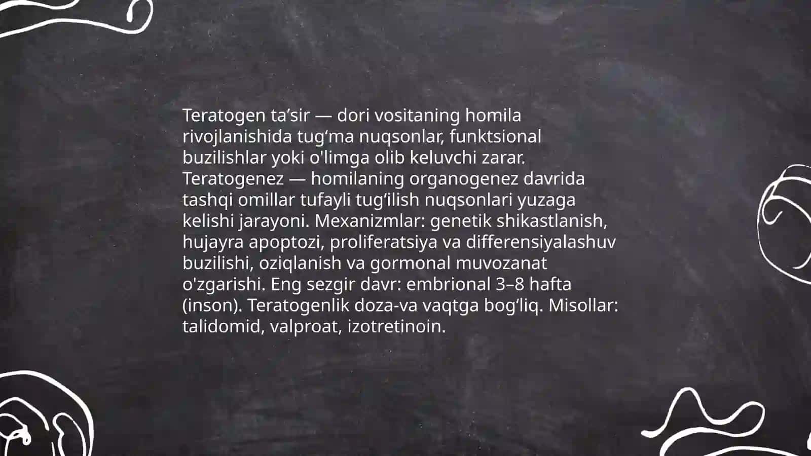 Dori vositalarning homilaga tasiri 3
