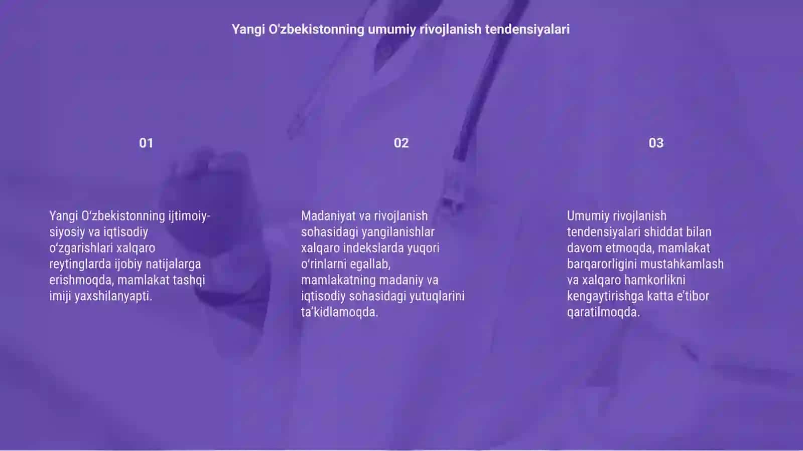 Yangi O'zbekiston ijtimoiy-siyosiy, iqtisodiy va madaniy hayotida ro'y berayotgan o'zgarishlarning xalqaro reyting va indekslarda aks etishi 3
