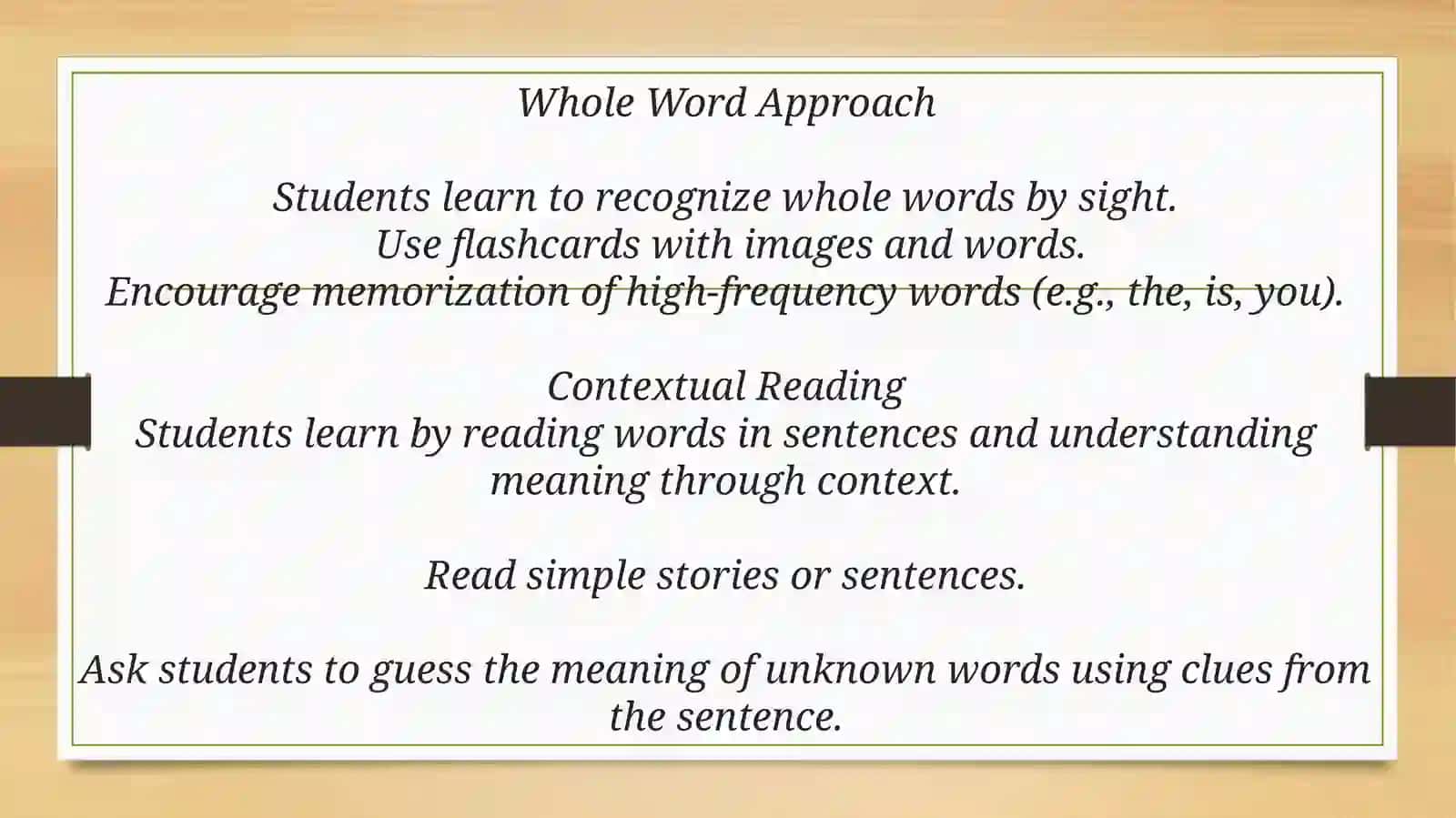 Main Approaches to Teaching Reading 3